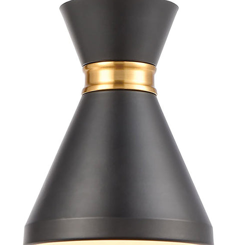 Elk Modley 1 Light Mini Pendant In Matte Black Model: 46503/1