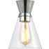 Elk Modley 1 Light Mini Pendant In Polished Model: 46453/1