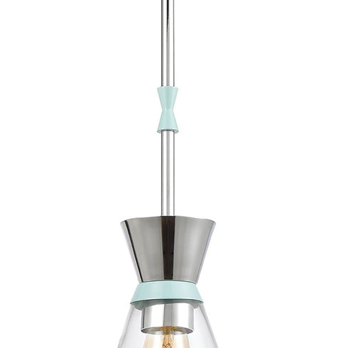 Elk Modley 1 Light Mini Pendant In Polished Model: 46463/1
