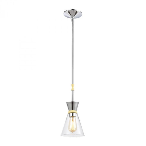 Elk Modley 1 Light Mini Pendant In Polished Model: 46483/1