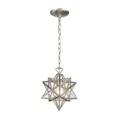 Elk Moravian Star 1 Light Mini Pendant In Model: 1145-013