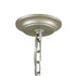 Elk Mullica 6 Light Chandelier In Aged Silver Model: 33184/6