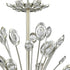 Elk Mullica 6 Light Chandelier In Aged Silver Model: 33184/6