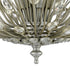Elk Mullica 6 Light Chandelier In Aged Silver Model: 33184/6