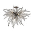 Elk Naples 8 Light Semi Flush Mount In Dark Model: 16363/8