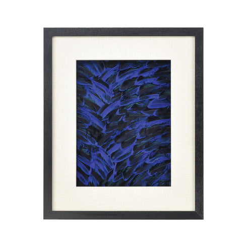 Elk Neon Feather Wall Decor In Blue And Black Model: 3168-076