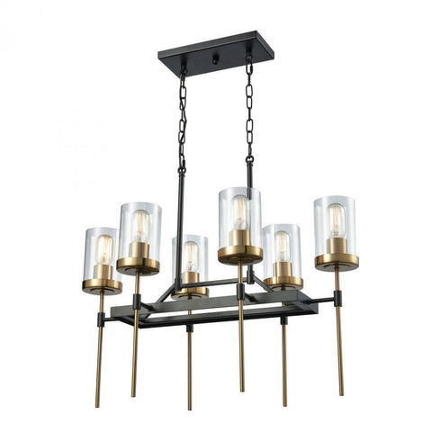Elk North Haven 6 Light Chandelier In Oil Rubbed Model: 14551/6
