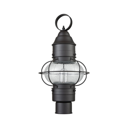 Elk Onion 1 Light Outdoor Post Mount In Oil Model: 57182/1