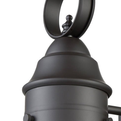 Elk Onion 1 Light Outdoor Wall Lamp In Oil Rubbed Model: 57180/1