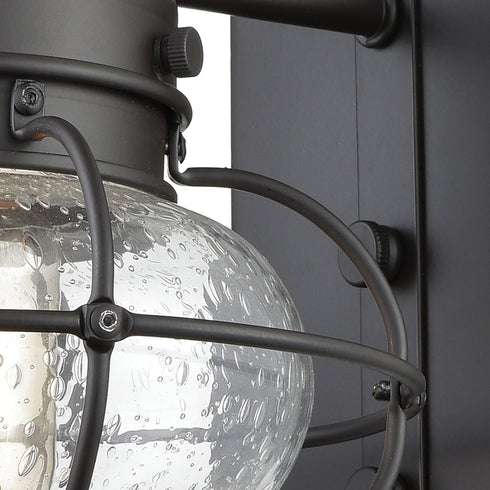Elk Onion 1 Light Outdoor Wall Lamp In Oil Rubbed Model: 57180/1