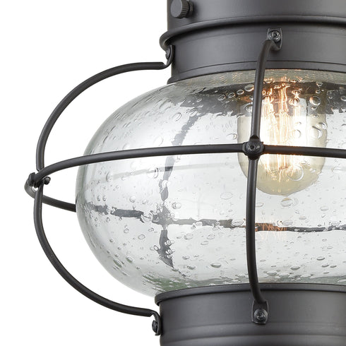 Elk Onion 1 Light Outdoor Wall Lamp In Oil Rubbed Model: 57181/1