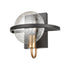 Elk Oriah 1 Light Sconce In Matte Black With Model: 15420/1