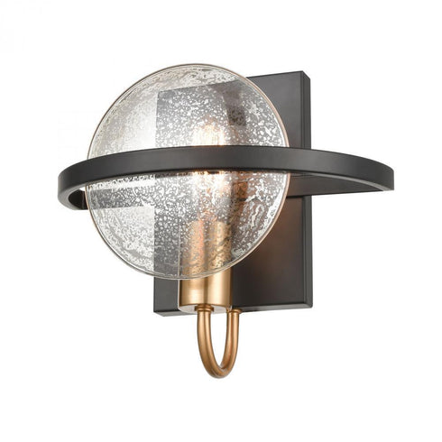 Elk Oriah 1 Light Sconce In Matte Black With Model: 15420/1