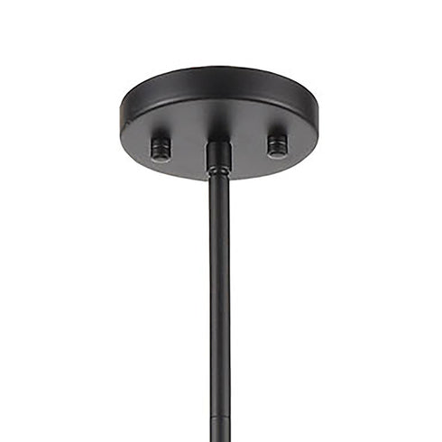 Elk Oriah 6 Light Chandlier In Matte Black With Model: 15426/6