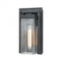 Elk Overton 1 Light Outdoor Sconce In Matte Black Model: 47500/1