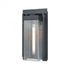 Elk Overton 1 Light Outdoor Sconce In Matte Black Model: 47502/1