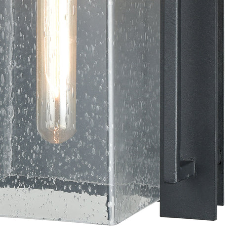 Elk Overton 1 Light Outdoor Sconce In Matte Black Model: 47502/1