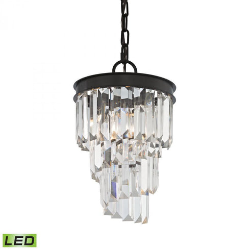 Elk Palacial 1 Light Mini Pendant In Oil Rubbed Model: 14216/1-LED