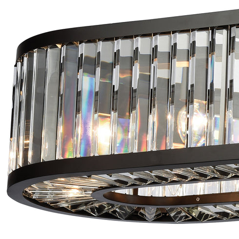 Elk Palacial 14 Light Linear Chandelier In Oil Model: 33069/14