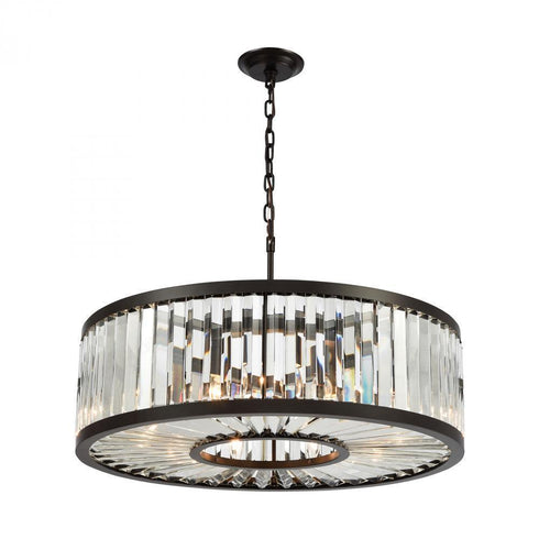 Elk Palacial 9 Light Chandlier In Oil Rubbed Model: 33067/9