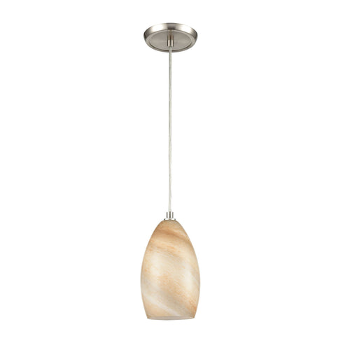 Elk Planetario 1 Light Mini Pendant In Satin Model: 30250/1