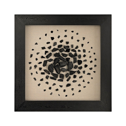 Elk Quark-Gluon Black And White Carbon Shadow Box Model: 3168-025