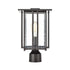 Elk Radnor 1 Light Post Mount In Matte Black With Model: 46694/1