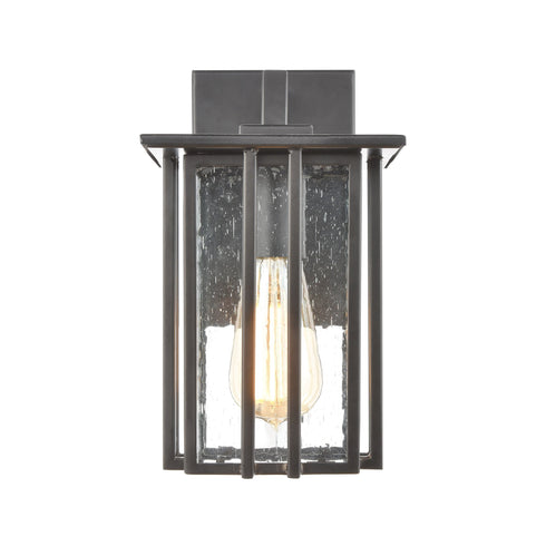 Elk Radnor 1 Light Sconce In Matte Black With Model: 46690/1