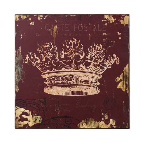 Elk Red Crown Print Wall Decor Model: 129-1032