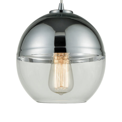 Elk Revelo 1 Light Mini Pendant In Polished Model: 10492/1