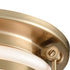 Elk Riley 2 Light Flush Mount In Satin Brass With Model: 16093/2