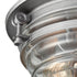 Elk Riley 3 Light Flush Mount In Weathered Zinc Model: 16104/3