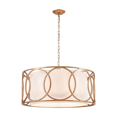 Elk Ringlets Chandelier Model: 33426/6