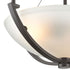 Elk Roebling 3 Light Semi Flush Mount In Oil Model: 55082/3