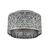 Elk Rosslyn 4 Light Flush Mount In Weathered Zinc Model: 12161/4