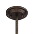 Elk Rosslyn 6 Light Chandlier In Mocha And Deep Model: 12154/6