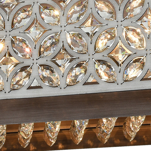 Elk Rosslyn 8 Light Linear Chandelier In Model: 12165/8