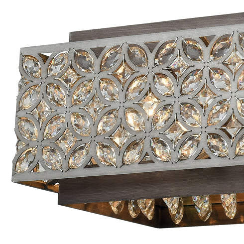 Elk Rosslyn 8 Light Linear Chandelier In Model: 12165/8