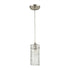 Elk Roubaix 1 Light Mini Pendant In Satin Nickel Model: 60225/1