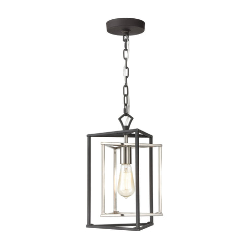 Elk Salinger 1 Light Mini Pendant In Charcoal Model: 12234/1