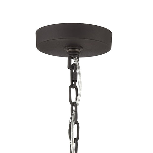 Elk Salinger 1 Light Mini Pendant In Charcoal Model: 12234/1