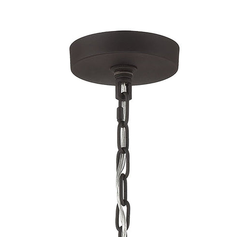Elk Salinger 3 Light Pendant In Charcoal Model: 12235/3