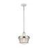 Elk Seaway Passage 1 Light Mini Pendant In White Model: 16525/1