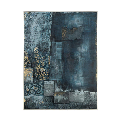 Elk Sink Hole Wall Decor In Teal And Blue Model: 1219-062