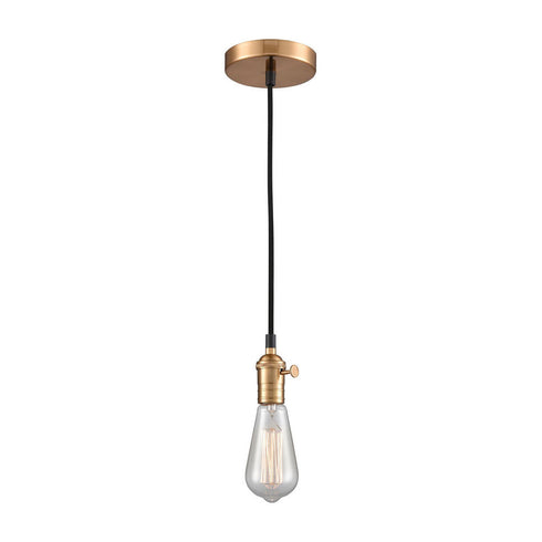 Elk Socket Pendant 1 Light Mini Pendant In Dark Model: 1201-027