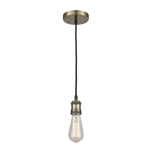 Elk Socket Pendant 1 Light Mini Pendant In Model: 1201-021