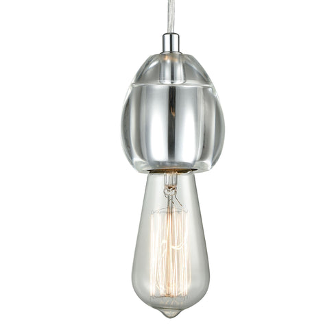 Elk Socketholder 1 Light Mini Pendant In Polished Model: 32221/1