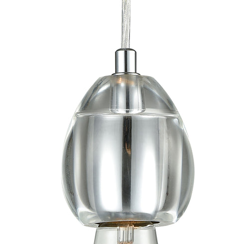 Elk Socketholder 1 Light Mini Pendant In Polished Model: 32221/1