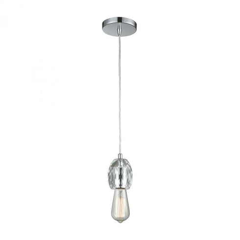 Elk Socketholder 1 Light Mini Pendant In Polished Model: 33220/1