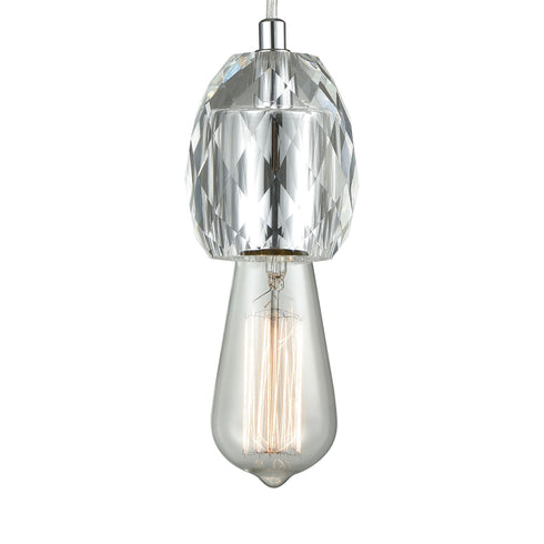 Elk Socketholder 1 Light Mini Pendant In Polished Model: 33220/1
